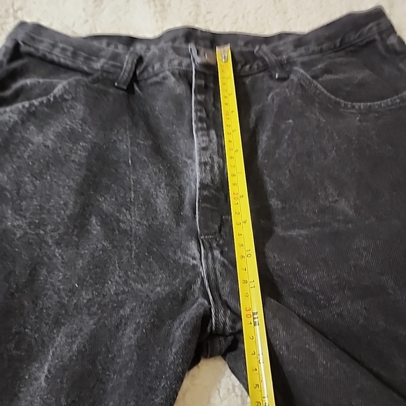 Rustler Regular Fit Straight Leg Black Denim Jeans Men's Size 38x30. - Picture 8 of 9